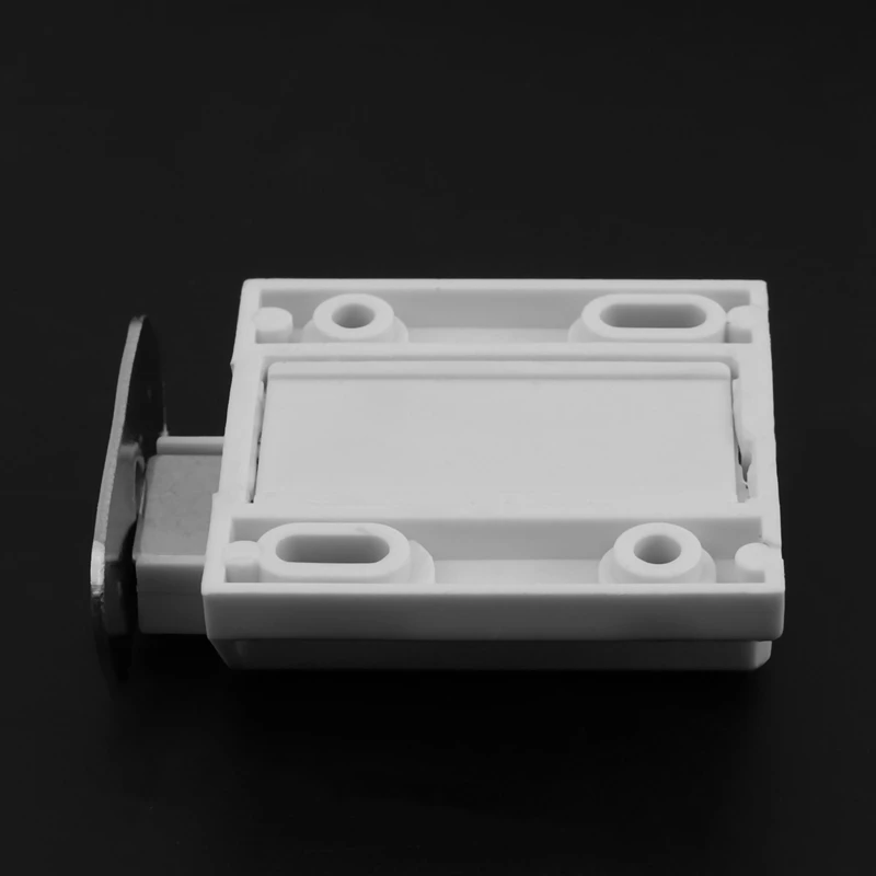 RISE-2X White Push To Open Magnetic Door Drawer Cabinet Catch Touch Latch