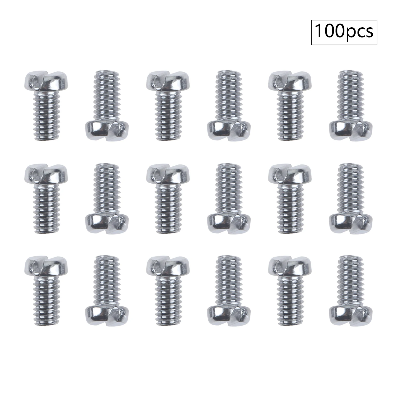 100pcs Metal Feed Dog Teeth Screws fit Industrial Sewing Machine Flat Needle Plate Mounting Screw Brother Pegasus Singer Presser