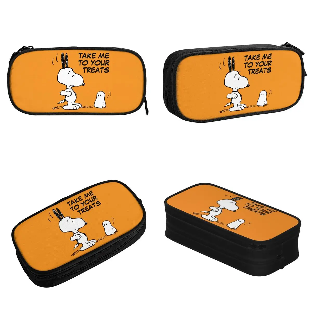 Woodstock Scares Snoopy Pencil Case Pencil Pouch Pen Holder for Student Big Capacity Bag School Supplies Gift Stationery