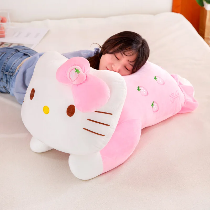 

Sanrio Hello Kitty Pillow Kawaii Lying Down Cartoon Plush Toy Pillow Fruit Cute Doll Cat Doll Birthday Christmas Gift Ornaments