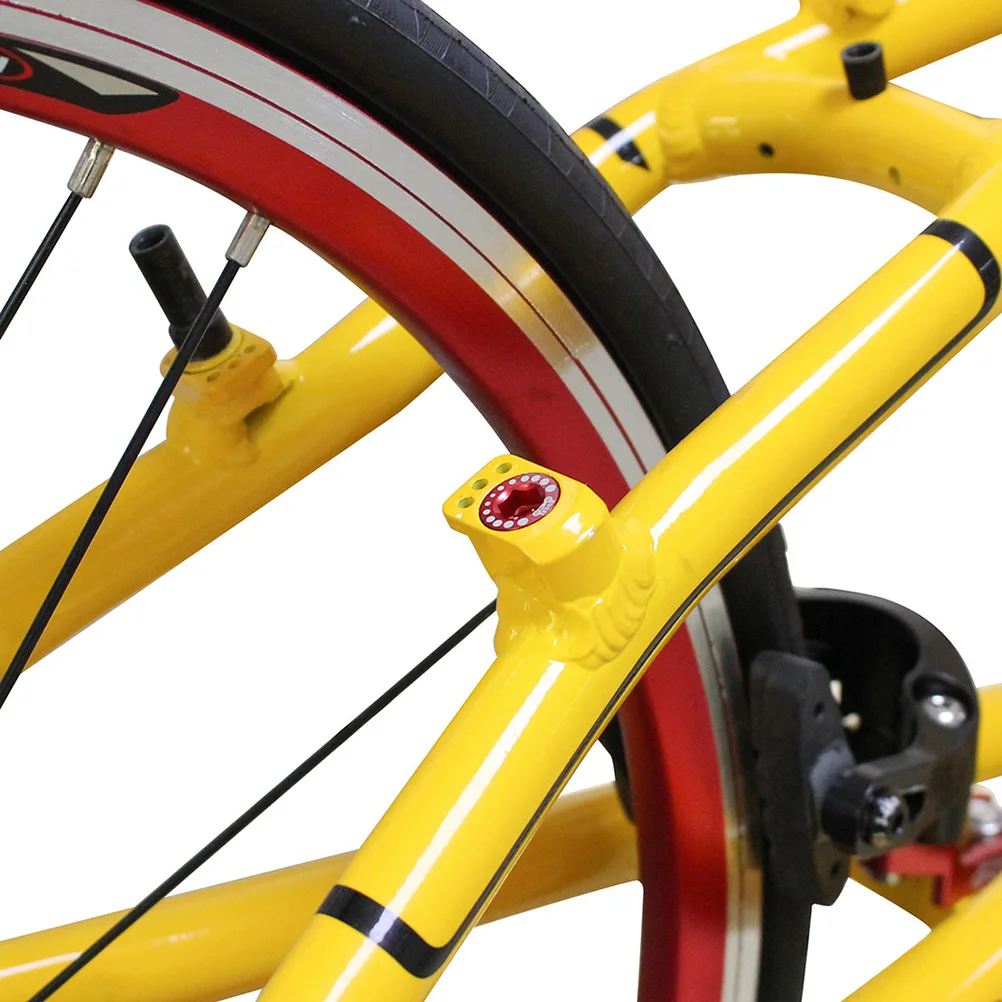 

4pcs Aluminum Alloy Hole Plug Dustproof Bike Brake Screw Cover Mountain Road Bicycle M10*1.25 Threaded Boss Modification