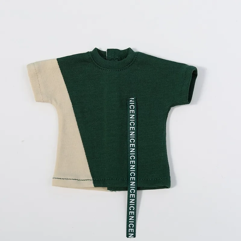 1/6 bjd ملابس دمى الطفل تي شيرت قصير السراويل الطويلة