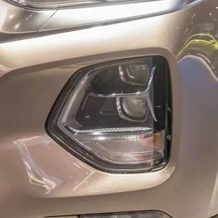 For Hyundai Santa Fe 2019 2020 Headlight Lens Cover Transparent Lampshade Headlamp Shell Plexiglass Auto Replacement Parts - view 6