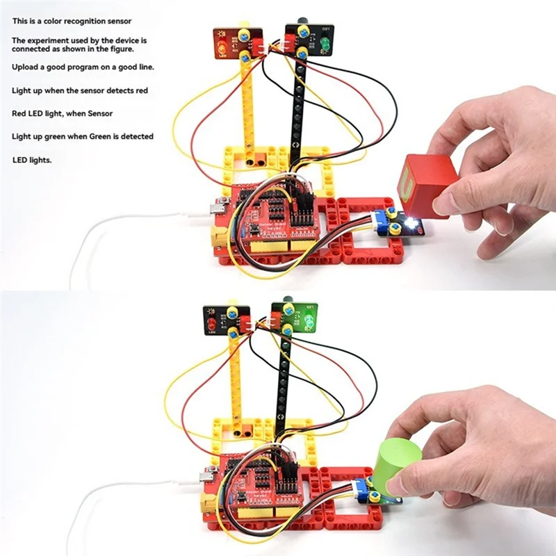 

Модуль распознавания оптимального цвета, модуль RGB, интерфейс IIC 2,54 для материнской платы Arduion, совместимый с LEGO B