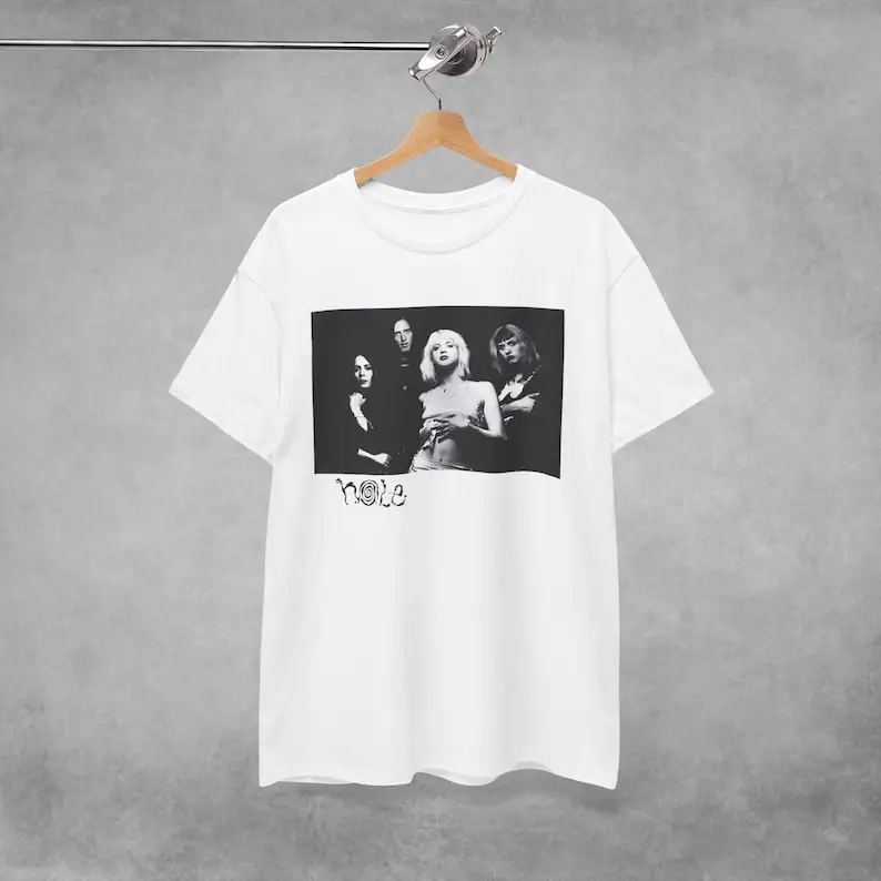 Hole Band Unisex T-Shirt Courtney Love Merch Alternative Graphic Tee for Gift Indie Y2k