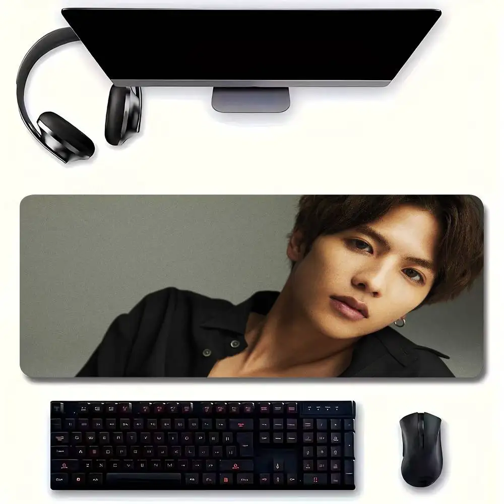 Japanese Actor And Celebrity Shison Jun Mousepad Non-slip Suitable For Office Computers Laptops E-sports Game Desk Mats XXL