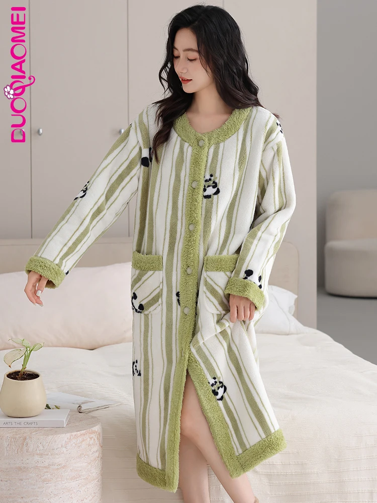 bata-de-coral-grueso-para-mujer-ropa-de-casa-pijama-a-rayas-bata-de-invierno-calida-de-manga-larga-de-poliester-bata-de-l
