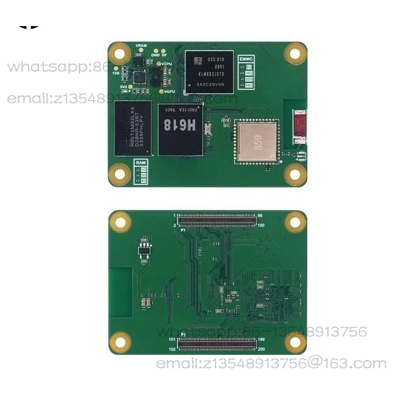 

H618 quad-core CM1 computing module Linux system ARM core board, programming embedded development main board