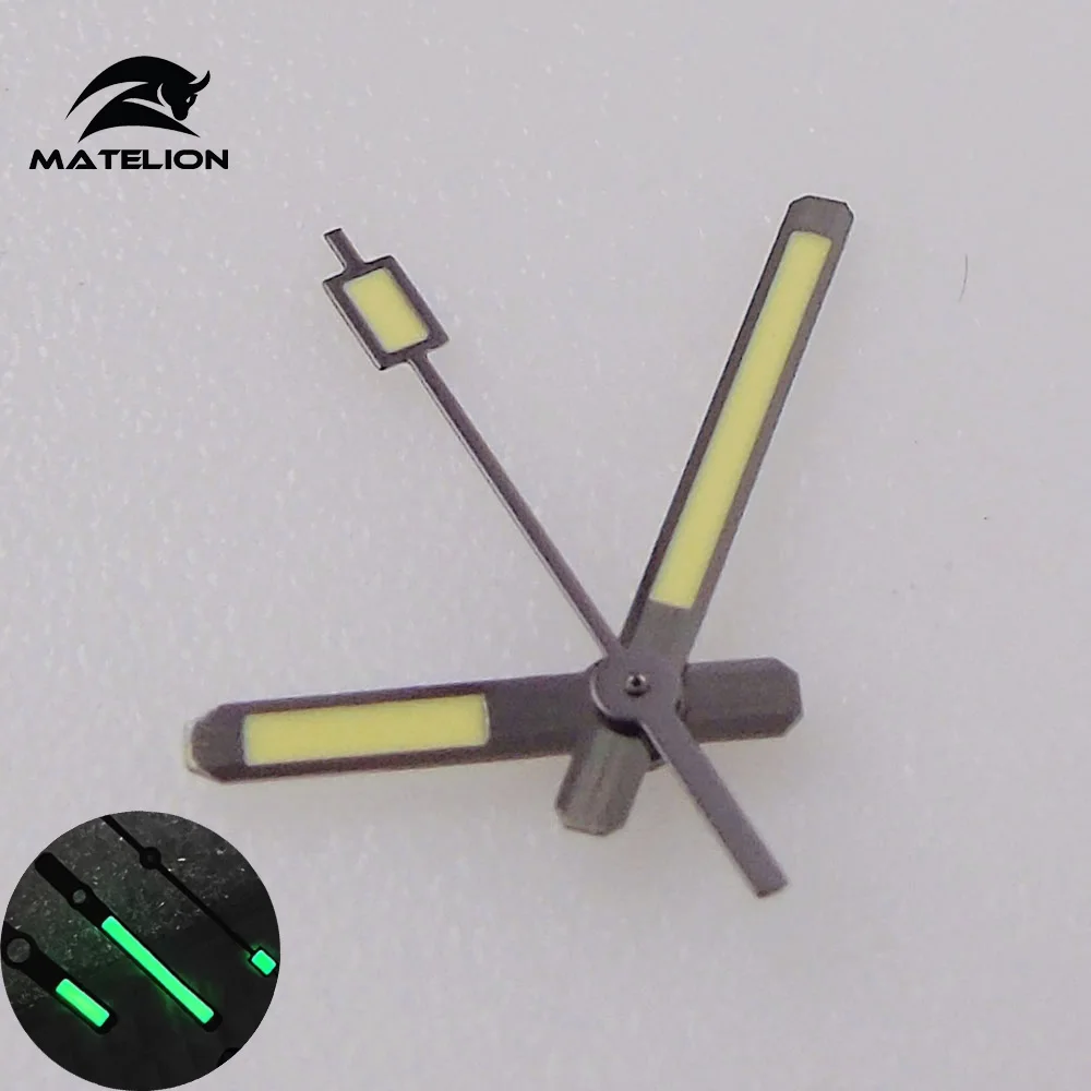 MATELION Super C3 Leuchtend Dunkelgrau Gelb Uhr Hand Fit Für NH35 NH36 SKX007 009 SKX017 Tauchen Männer Uhr Teil Zubehör Neue