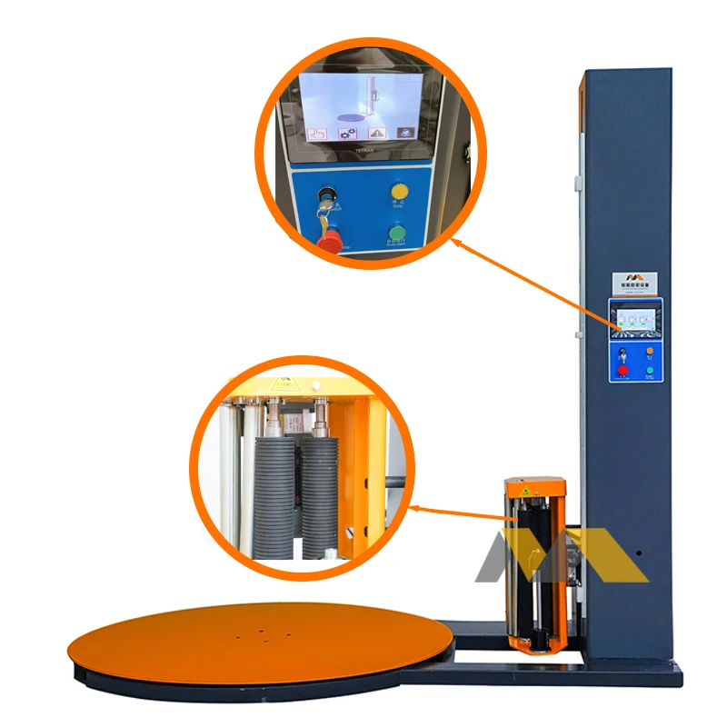 Automatic Stretch Film Top Platen Pallet Wrapping Machine M Type Pallet Wrapper: Real-World Performance and Practical Insights