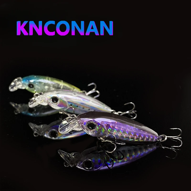 Mini Suspend Minnow 45mm 4g pływający Jerkbait Wobbler magnetyczny długi odlewany przynęta wędkarska twarda sztuczna przynęta szczupak Aspius Tackle
