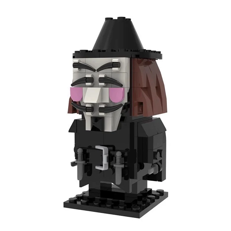 

MOC популярный фильм V значит Вендетта фигурки модель строительные блоки Brickheadz кирпичи игрушки детские рождественские подарки