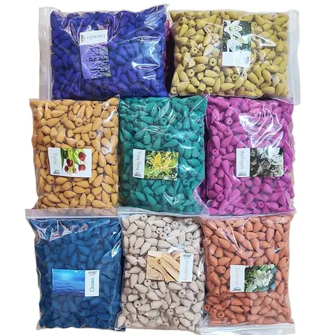 YXYMCF प्राकृतिक रिफ्लक्स टॉवर धूप चंदन लैवेंडर धुआं बैकफ्लो धूप शंकु बर्नर घर के लिए सुगंधित रिफ्लक्स अरोमाथेरेपी 8 best sales बैक फ्लो धूप बर्नर - №4