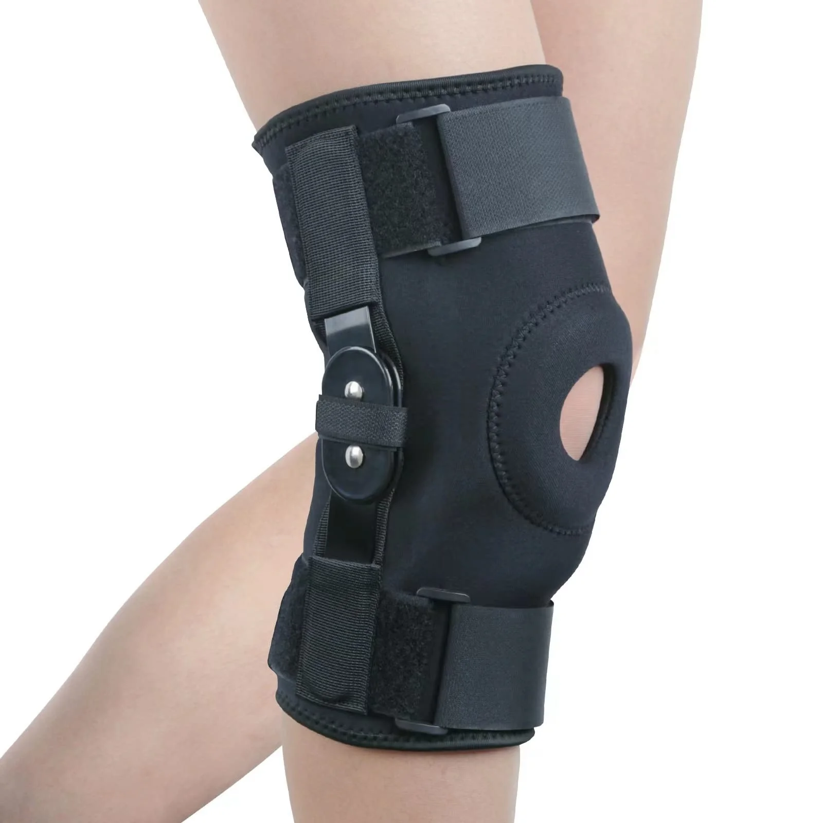 Hinged Knee Brace Orthopedic Meniscus Knee Pad With Side Stabilizers Arthritis Patella Protector Sports Kneepad Joint Pain, ACL