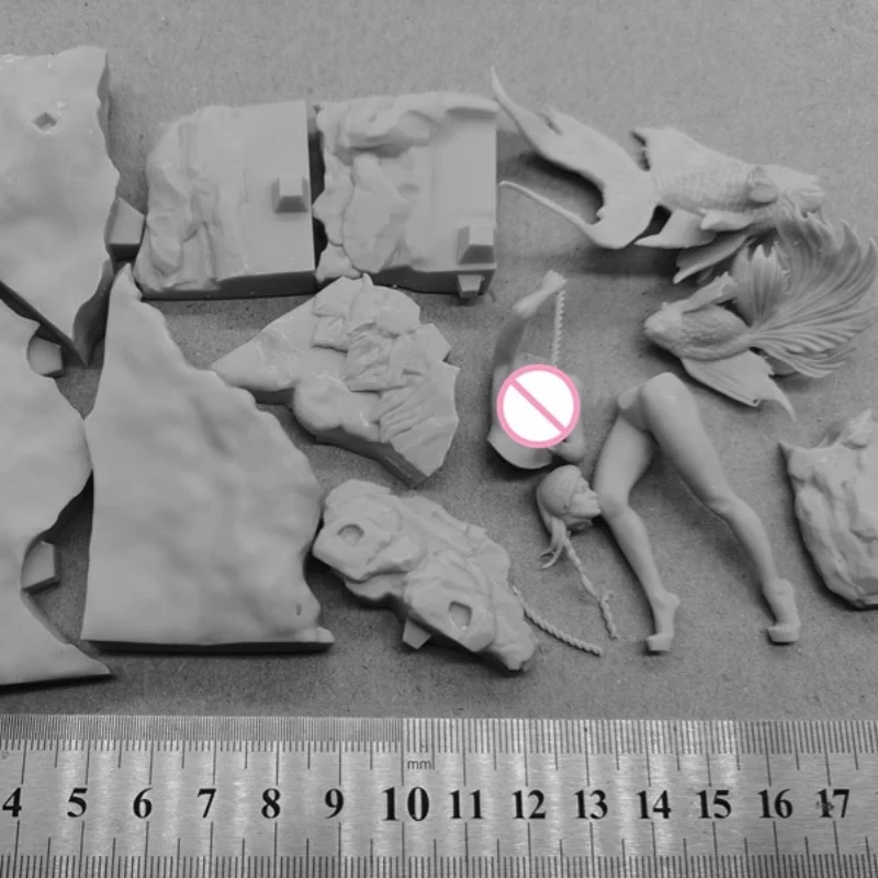 The Art of Walking Diy Resin Figure 1/24 Scale Assembled Model Kit Unassembled Diorama Unpainted Figurines Hobby Toys