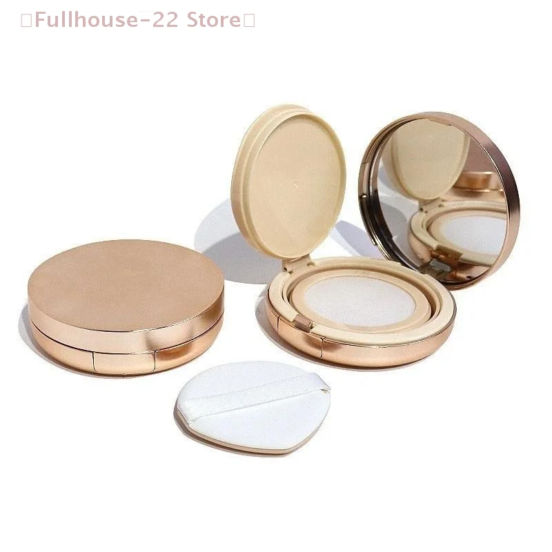 【MAX-22】Portable Air Cushion Box With Puff With Mirror Compact Foundation Case BB Cream Container Makeup Tools DIY