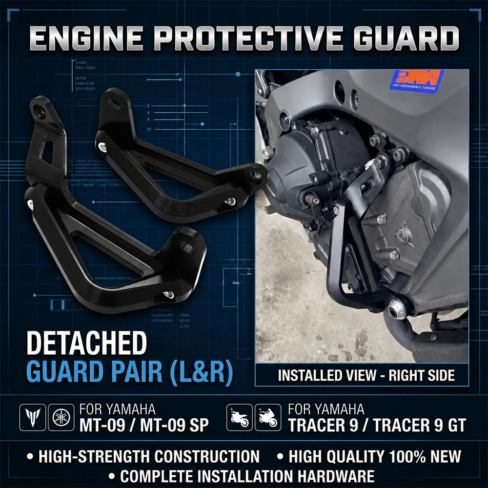

MT-09 Tracer 9 Motorcyle Engine Protetive Guard Falling Crash Pad Protector For YAMAHA MT-09/SP 2021 2022 Tracer 9/GT 2021 2022