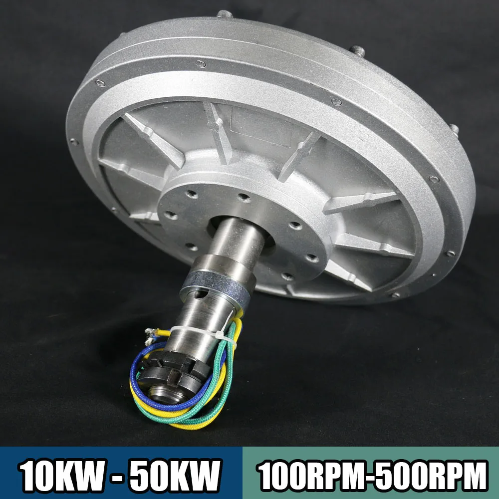 

10KW 20KW 30KW 50KW Vertical Permanent Magnet Alternator Coreless Maglev Generator 48V 96V 110V 220V 380V DIY Water Wind Turbine