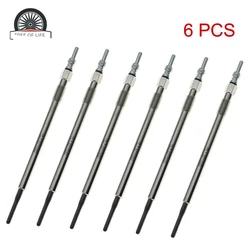 6 pcs 0011597101 0250403008 05080047AA 4.4V Glow Plugs For Dodge Sprinter 2500 3500 2007 2008 3.0L Jeep Grand Cherokee WH 3.0L 