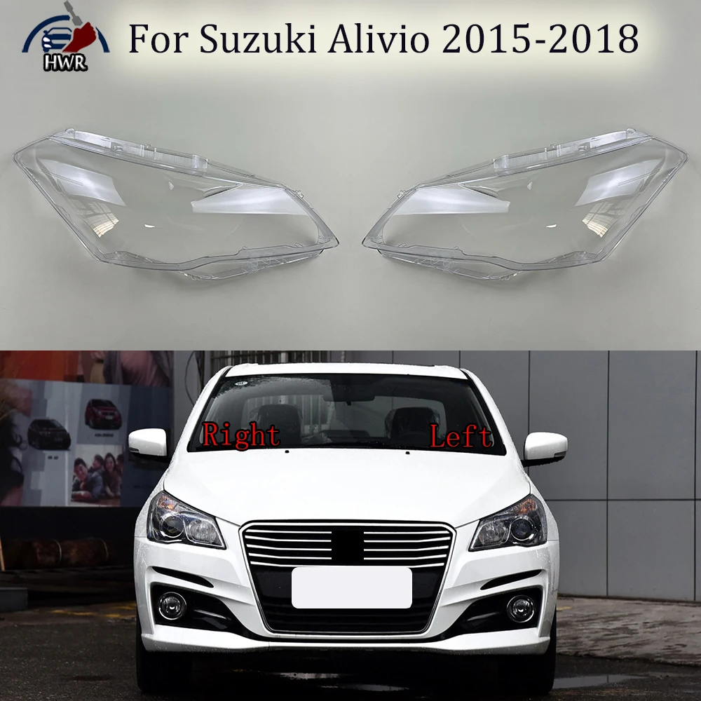 

Headlamp Lamp Shell Headlight Cover Transparent Lampshade Plexiglass Replace Original Lens For Suzuki Alivio 2015 2016 2017 2018