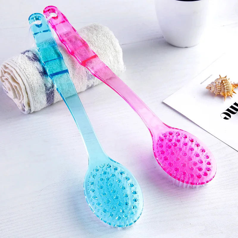 Back Body Bath Shower Cleaning Brushes Bath Brush Long Handle Exfoliating Scrub Skin Massager Exfoliation Bathroom Brush