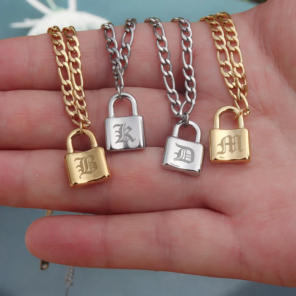 الهيب هوب قفل الخلخال سحر A-Z الإنجليزية القديمة رسالة الكاحل سوار الأولي الساق سلسلة القدم بيجو للنساء الرجال BFF مجوهرات