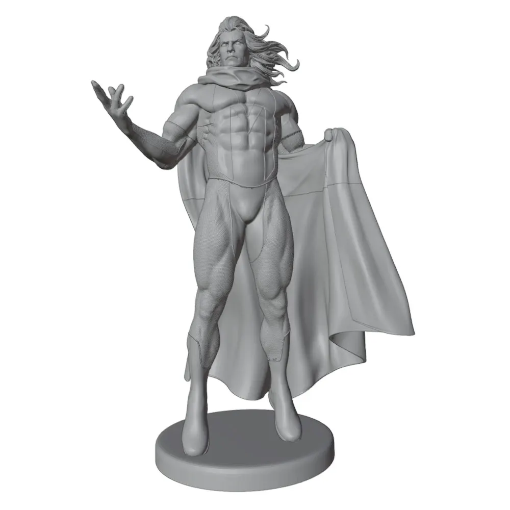 1/24--1/8 Movie Character Model Girl Resin Model Kits 3D Printed Gray Model Figurine DIY Doll Model Unassembled And Unpainted