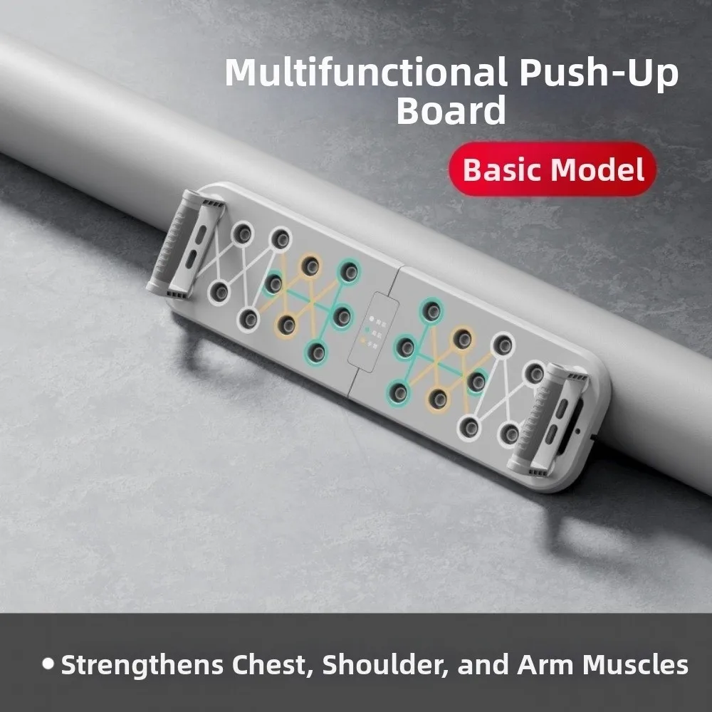 Tragbarer Push-Up-Ständer für Brustübungen, faltbar, rutschfest, mit Griff, ergonomisches Push-Up-Board-Set, Sit-Up-Unterstützung – Detail 3