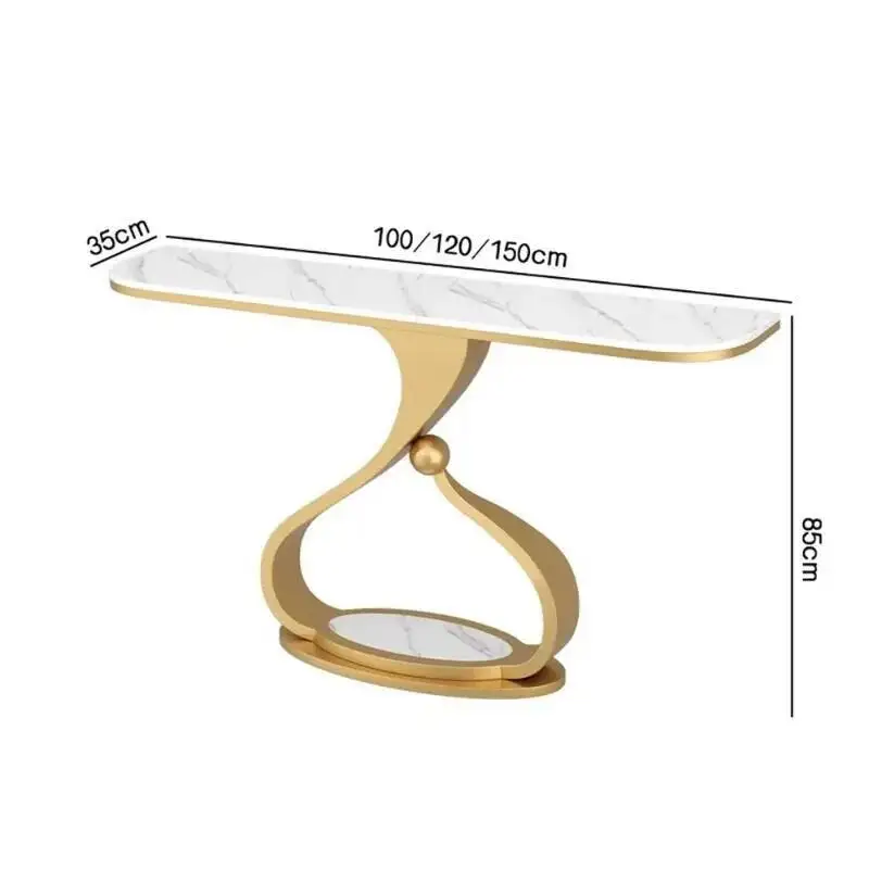 

Luxury Simple Marble Hallway Console Minimalist Table Living Room Console Table Modern Aesthetic Tisch Wohnzimer Home Furniture