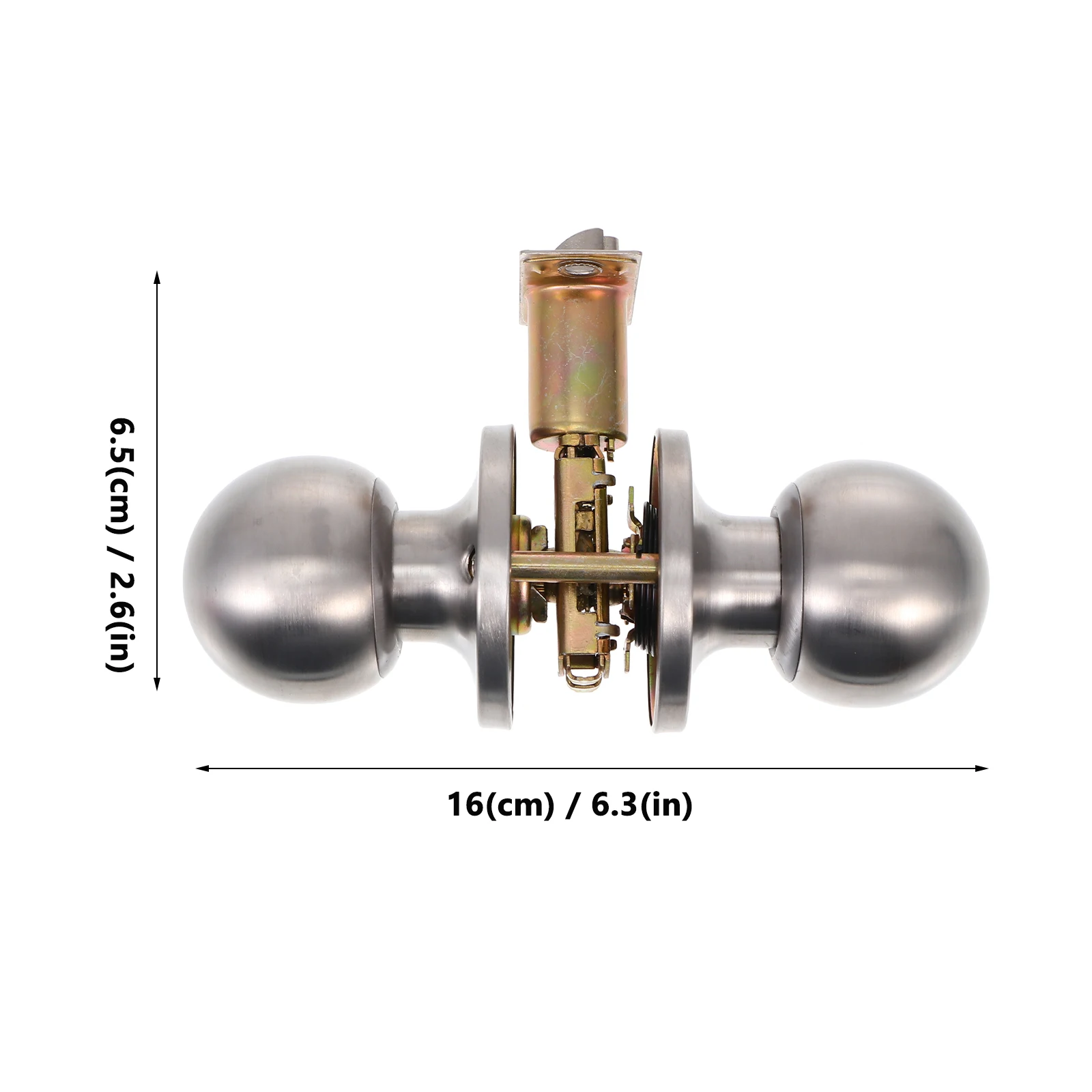 

Door Lock Entrance Room Spherical inside Locks for Bedrooms Stainless Steel Indoor