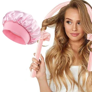 4pcs in 1 Sponge Hair Curlers with 1 Clips & 2 Scrunchies - Soft Curling Rods for Long/Short Hair, DIY Styling Tools