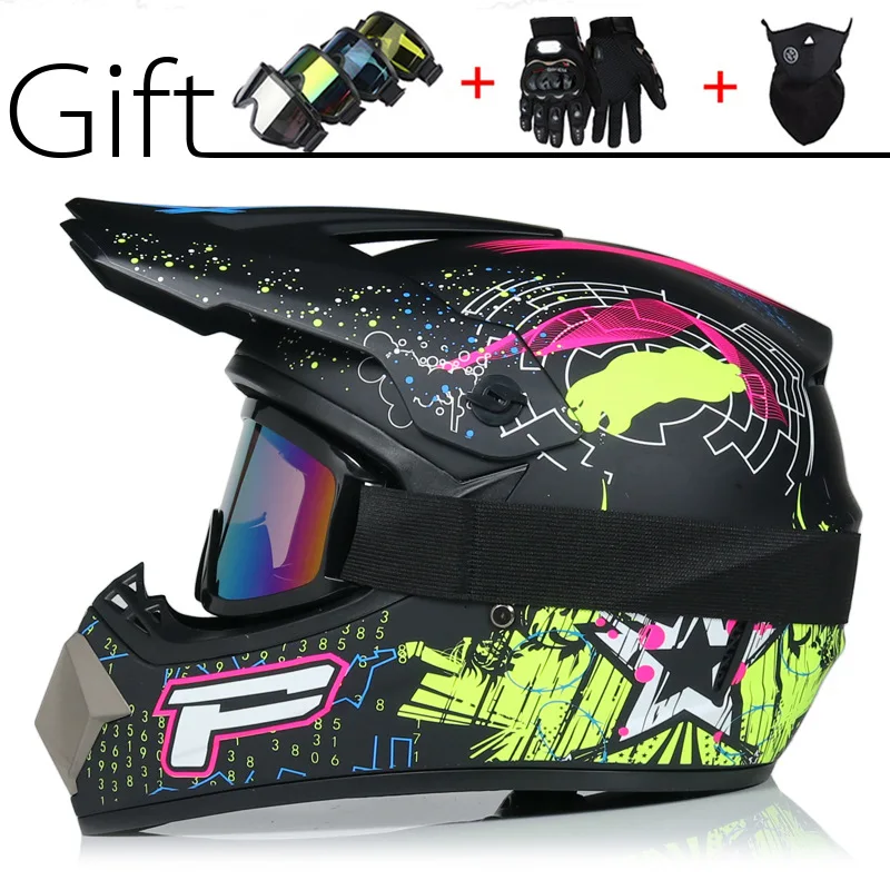 Orz Professional Racing Motocross Helm Offroad Helm Motorrad Offroad Cartoon Kinder atv Motorrad MTB