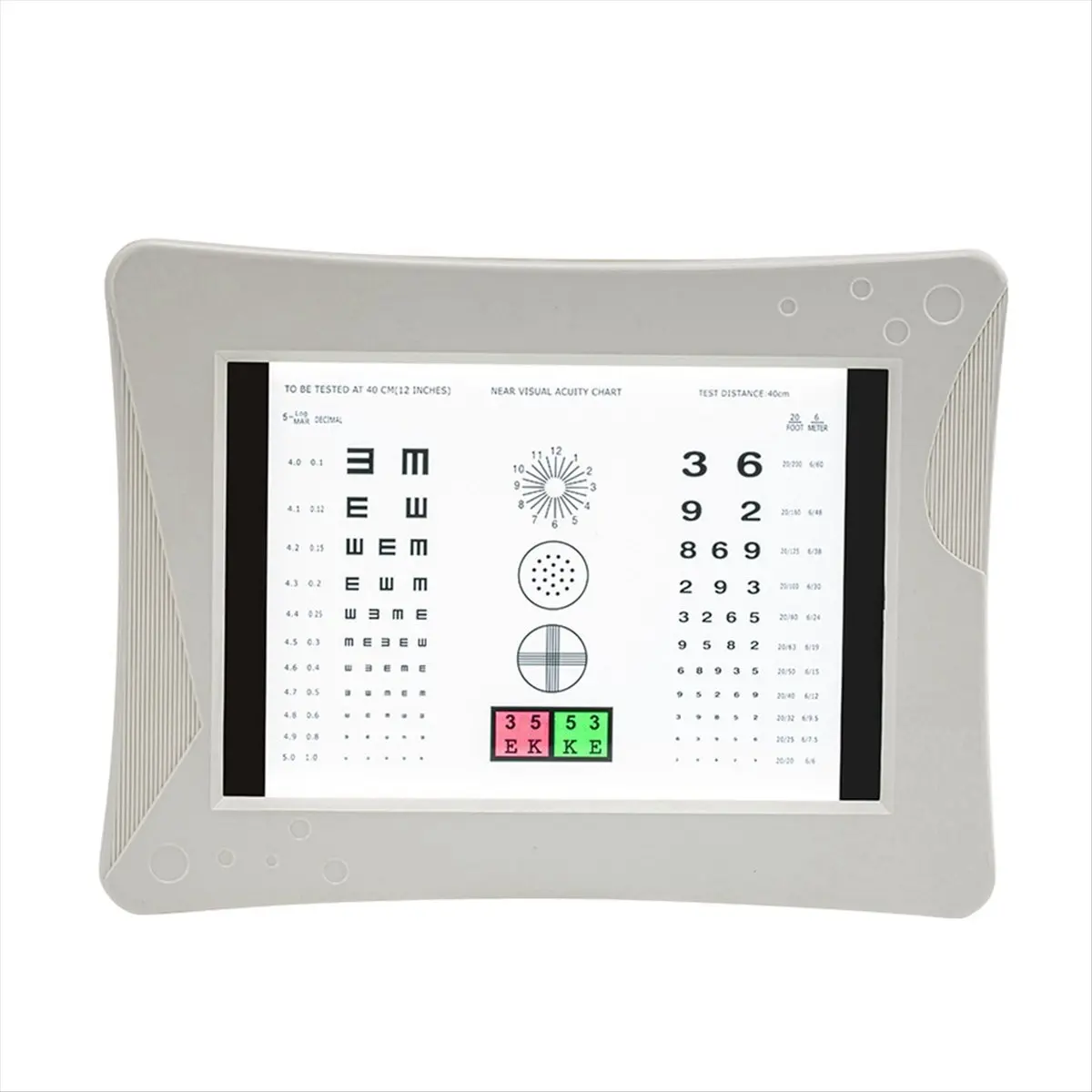 A008 Near Visual Acuity Chart Ophthalmic Equipment with LED Light Far Vision Eye Test Chart Rechargeable Vision Tester