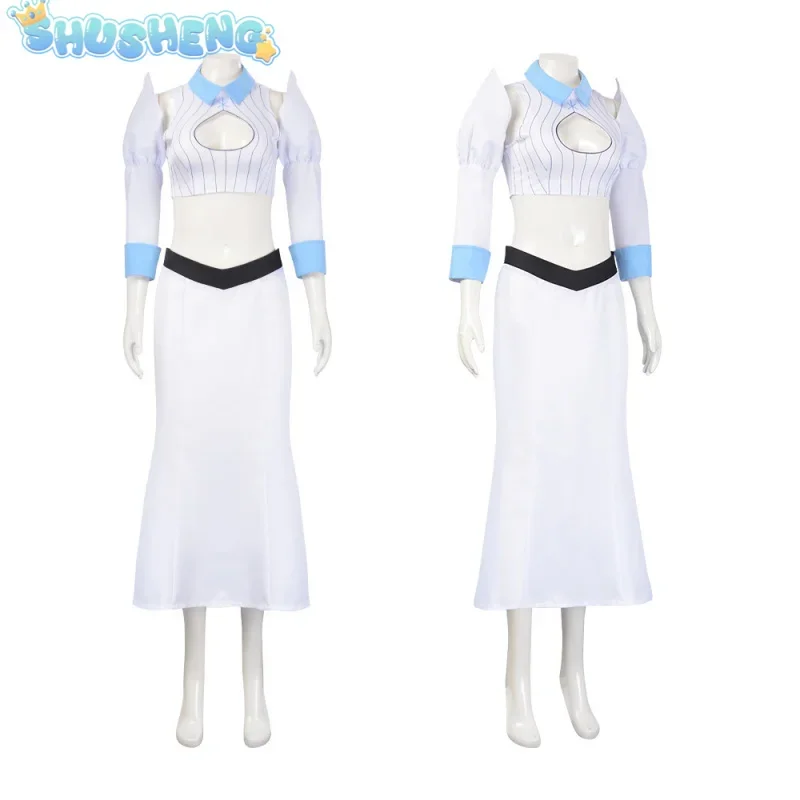 Orihime Inoue Cosplay Suit Inoue Oritime Sexy White T-Shirt Skirt Suit Halloween Carnival Suit XS-XXXL Suit