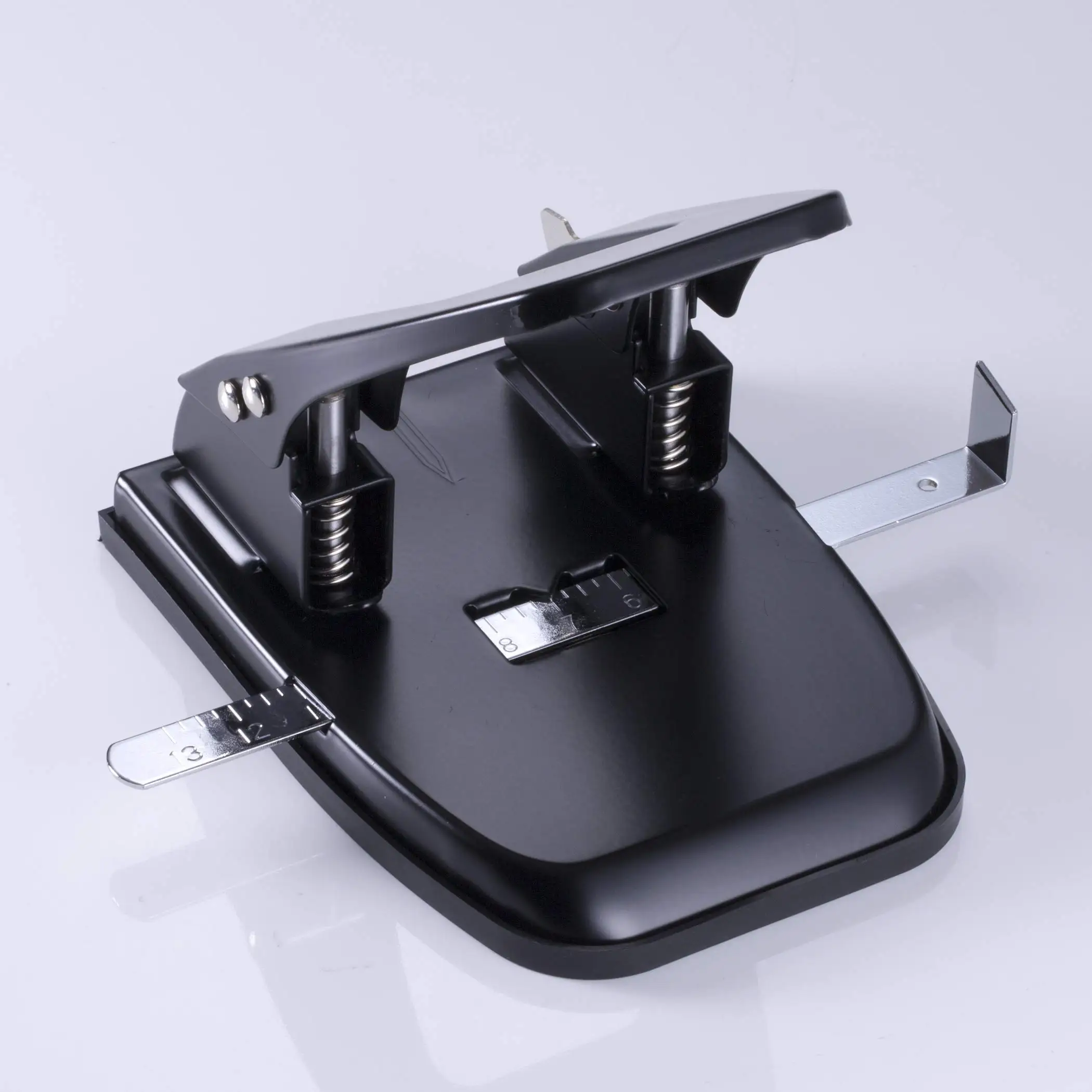 Comfort Handle 2-Hole Puncher with Alignment Guide 35-Sheet Capacity Reduced Effort Manual Paper Punch for Office School