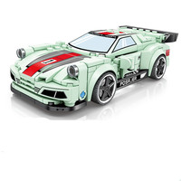 2024 NEW MOC Speeds Champions Series Over-tra-ce 9-1-1 Famous Supercar Race Car Sports Building Blocks Bricks Kits Classic Model