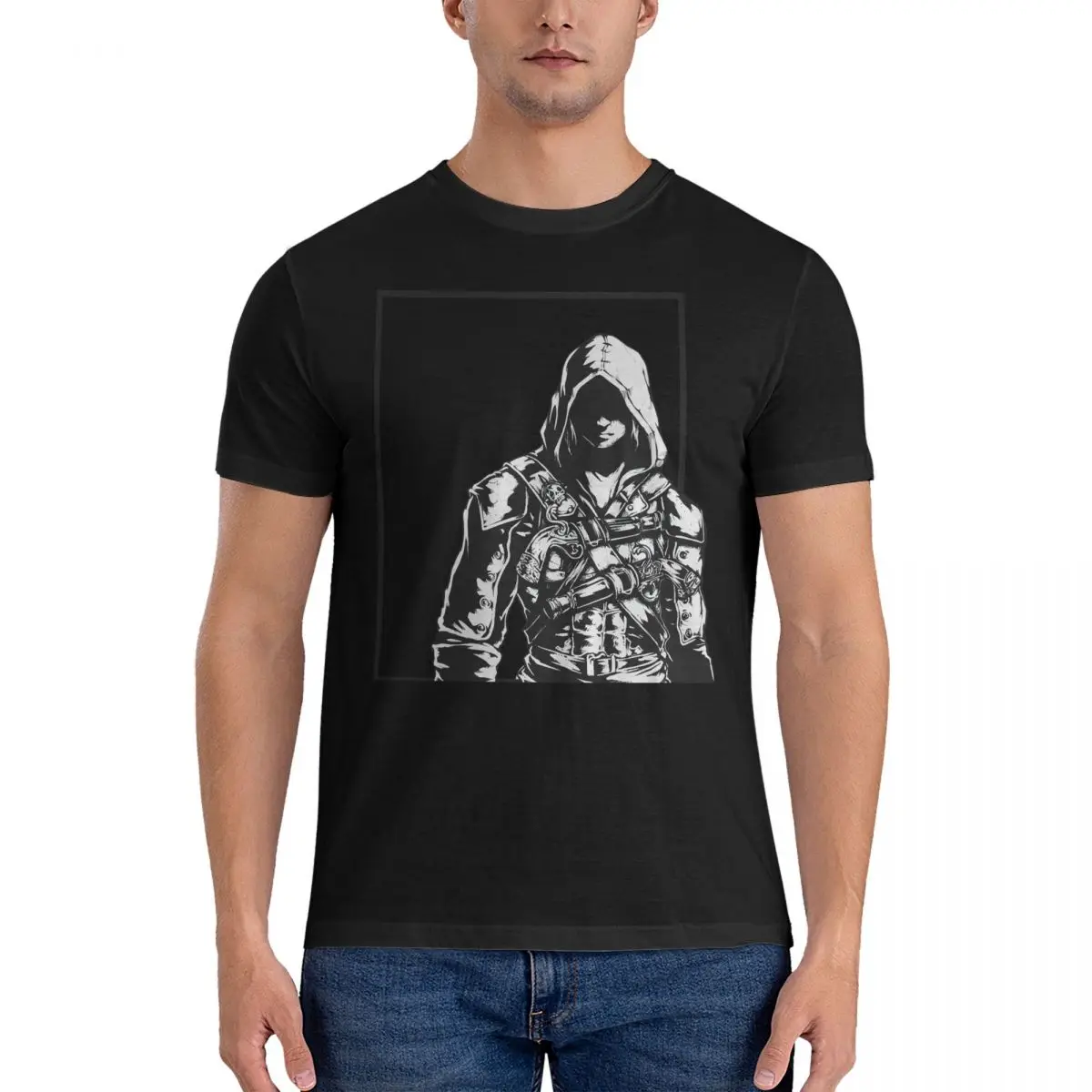 Syndicate T Shirts for Men Cotton Awesome T-Shirts Crew Neck A-Assassin's Game Creed Tees Short Sleeve Tops Birthday Gift