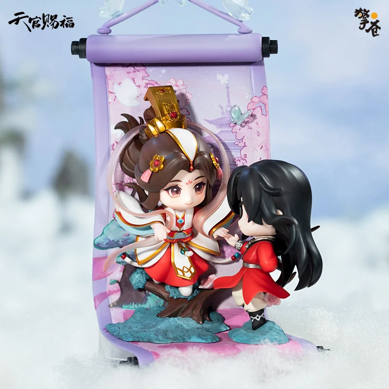 TGCF Figure Tian Guan Ci Fu Xie Lian Huacheng Figure Doll Xianle Floating Painting Version Q Handmade Xielian Huacheng Figure