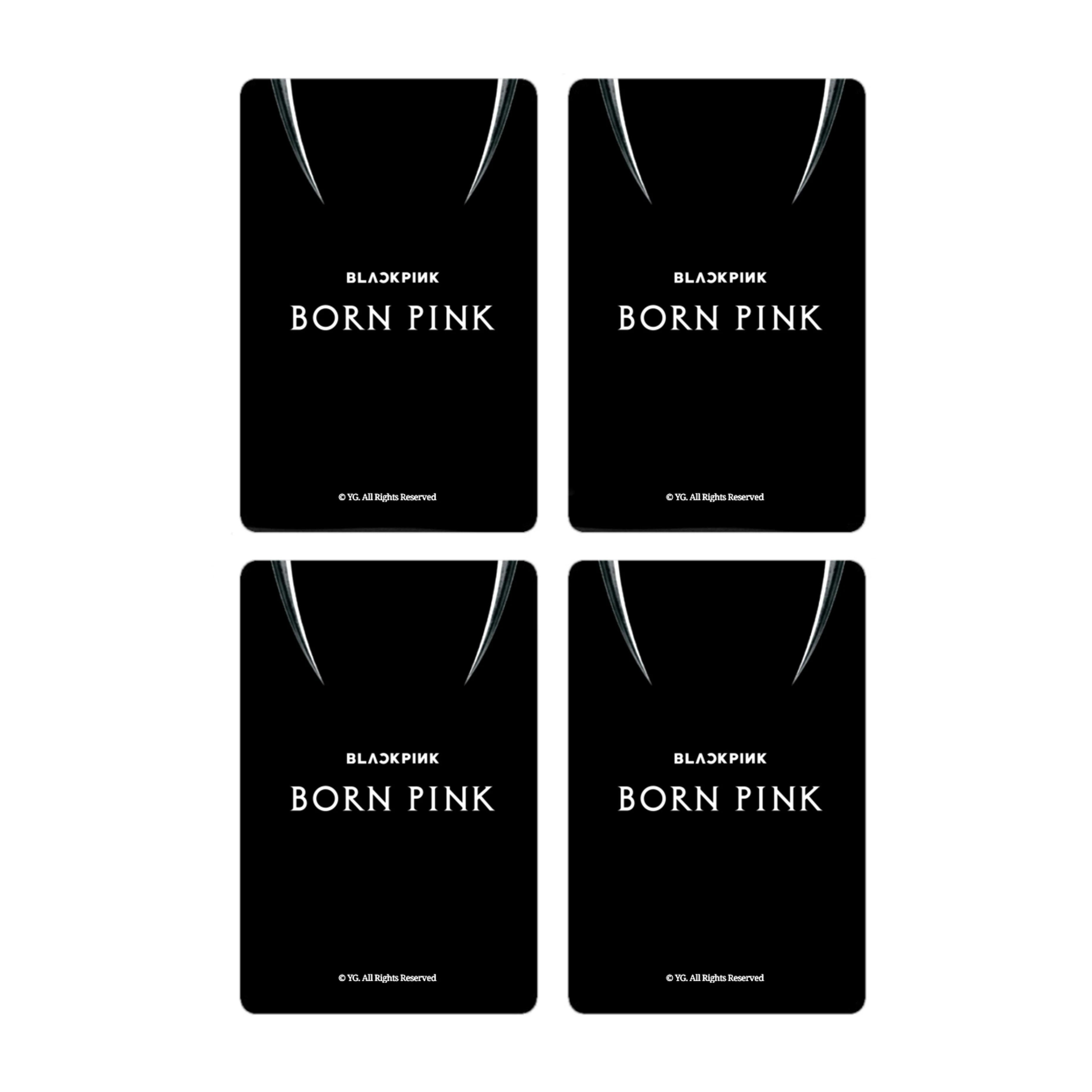 Kpop Pink Ink YG Select POB BP High Quality Collecting Postcards for Fans