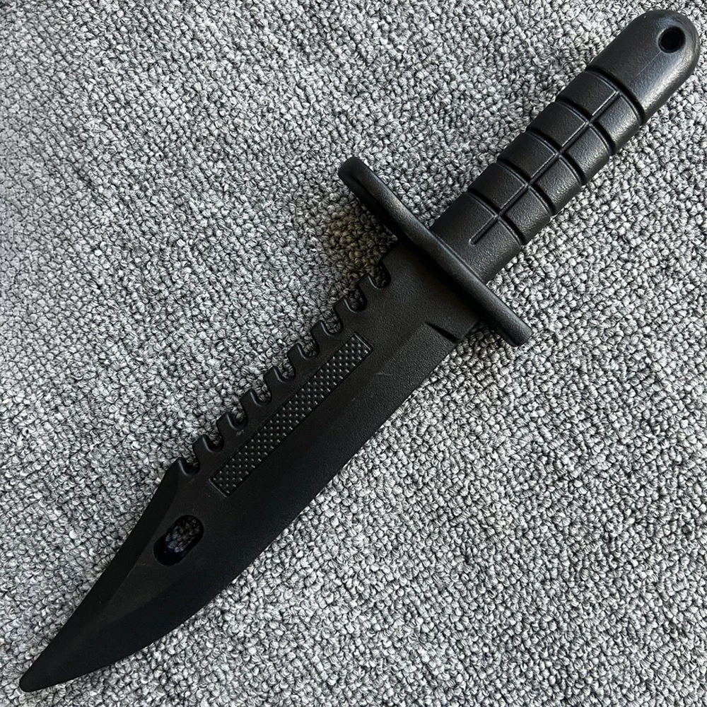 30 ซม.มีดพลาสติกความแข็งแรงสูงมีดขนาดเล็กกลางแจ้งดาบสั้นศิลปะการต่อสู้การฝึกอบรมมีดดาบตะวันตกอุปกรณ์ประกอบฉากคอสเพลย์ของเล่น