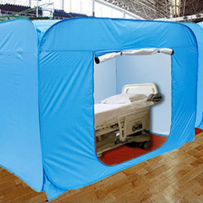 Outdoor temporary disaster relief tent, home isolation, wind protection, warmth preservation, rescue tent, on-site survey