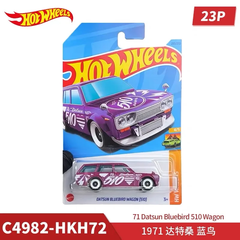 Original 2023 Case N Hot Wheels C4982 23N Datsun 1/64 Miniatures Car Hoteelws Model Car Hotweheels Hotwheels Diecast model car