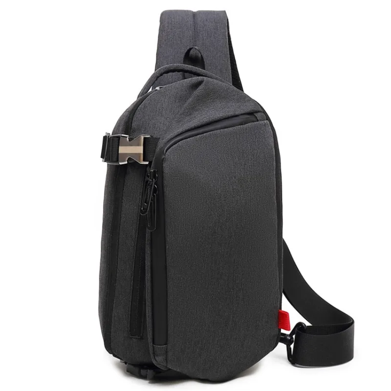 Chikage New Large-capacity Chest Bag Korean Men's Shoulder Messenger Bag Casual Fashion All-match High-quality Outdoor Bags