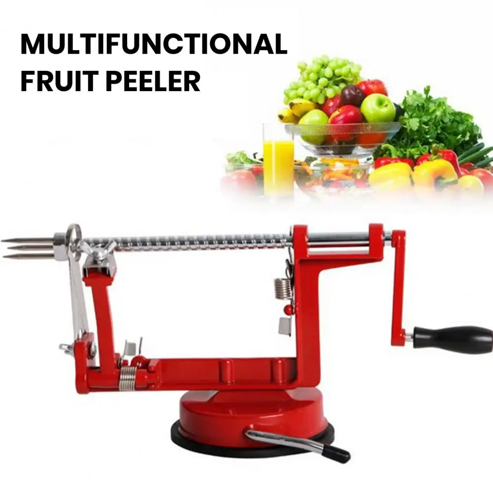 Fruit Peeler Suction Cup Base Multi-functional Potatoes Pears Peeler Labor-saving Peeling Machine for Home Kitchen