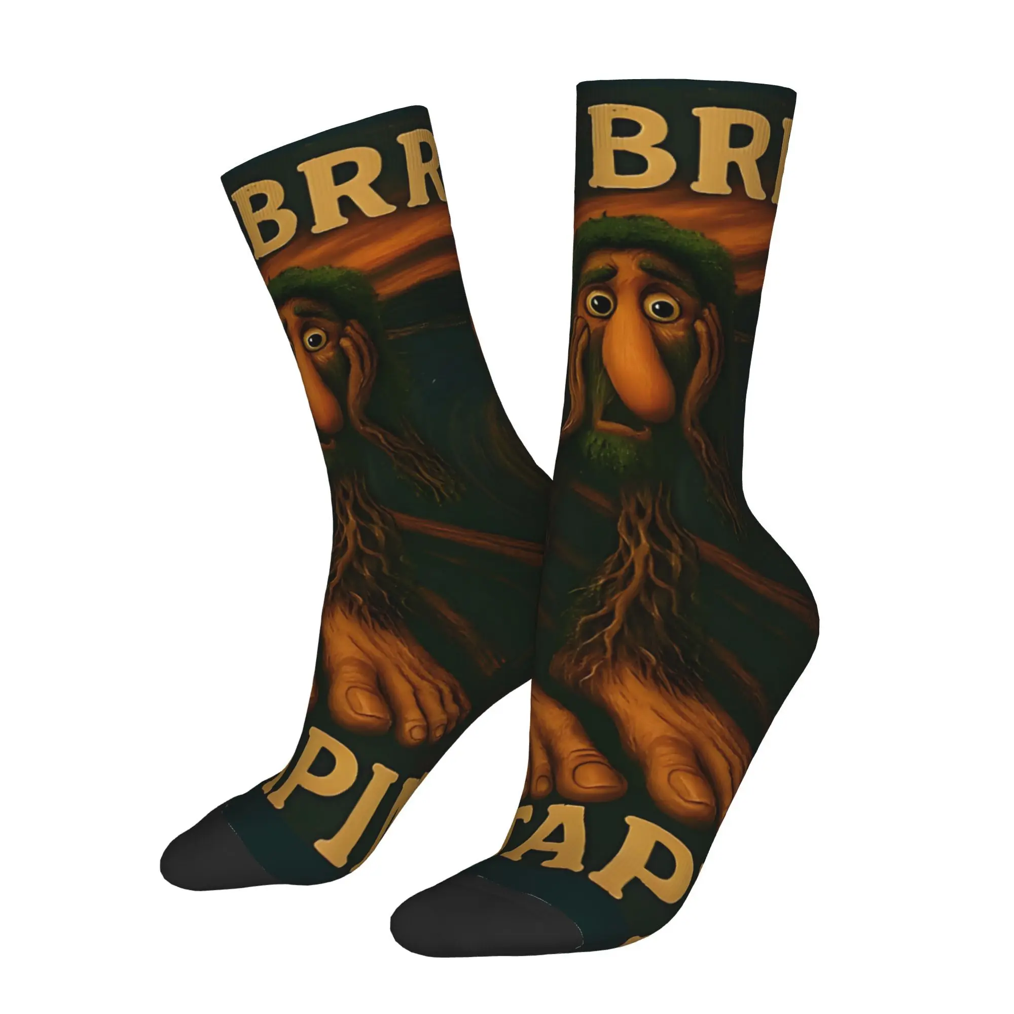 

Happy Funny Men's Socks Brr Brr Brr Patapim Italian Brainrot Vintage Harajuku Hip Hop Casual Crew Sock Gift Pattern Printed