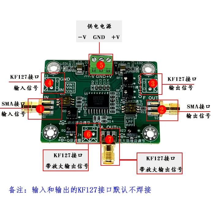 UAF42 Low Pass High Pass Bandpass Filter Active Filter Module Adjustable Filter Gain Adjustable