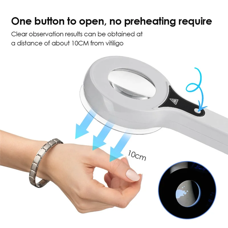 BAAO-피부 분석기 분석 우드 램프 피부 분석기 확대 분석기 미용 테스트 페이스 케어 페이셜