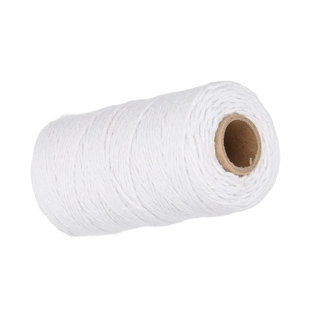 3Pcs Durable 984 Feet Length Macrame Cord Soft Texture Packing String Jute String For Home Decoration