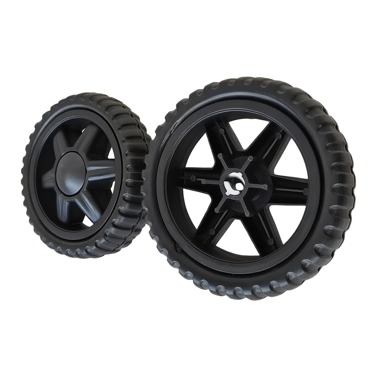 Replacement Wheels Wheels Lightweight Rubber Caster Wheels Smooth Operation Outdoor Camps Barbecue Grills Outdoor Equipment