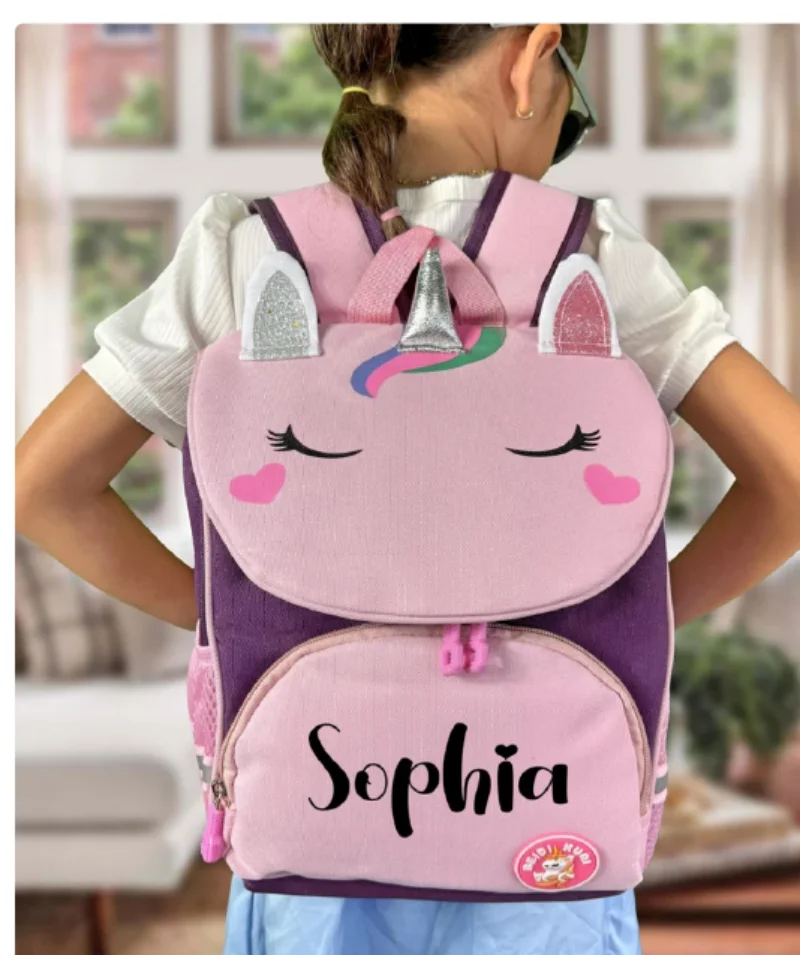 

Personalized Unicorn Children's Backpack Girls' Backpack Personalized Gift | Letter Backpack Girls' Gift | Back to School